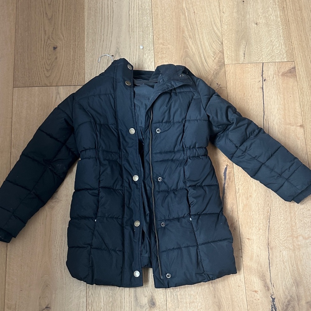 GAP Kids Navy Puffer Jacket 11/12 feather down